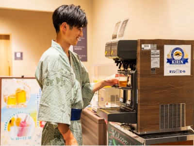 湯上りサービス　ビール