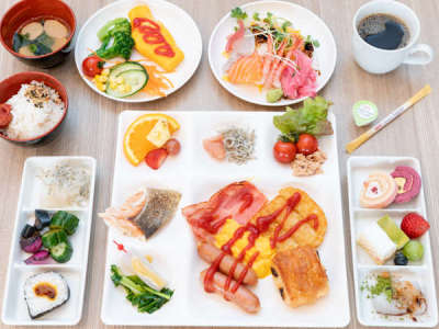 朝食バイキング