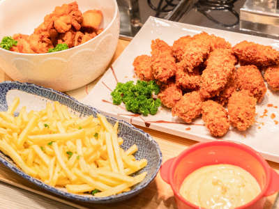 夕食バイキング