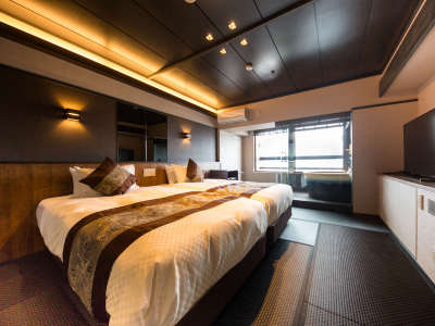 半露天風呂付客室