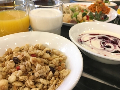 朝食バイキング　￥1,100（税込）／ 当日￥1,200(税込)