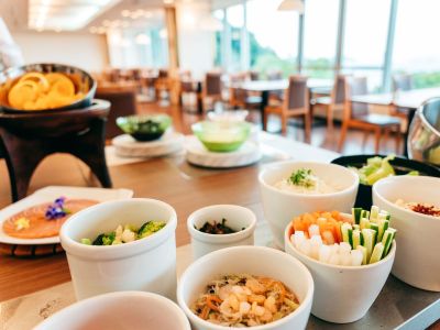 朝食ビュッフェ