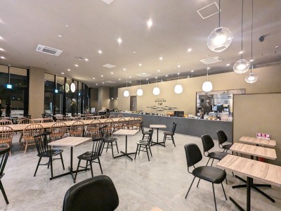 朝食ブッフェ会場　【撮影：GR】