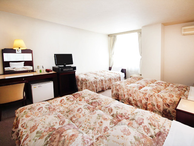 トリプルルーム（120cmベッド2台・ 100cmベッド1台）