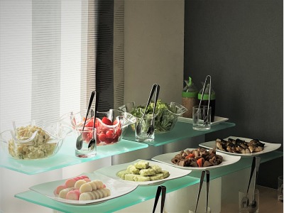 朝食バイキング