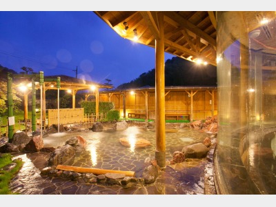露天風呂（夜景）　イメージ