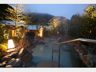 城壁露天風呂