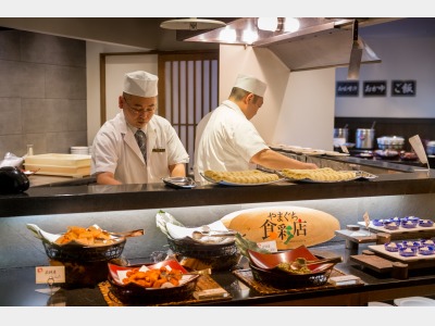 朝食バイキング