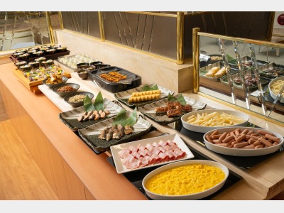 朝食バイキング
