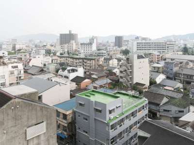 【お部屋】街側からの眺め