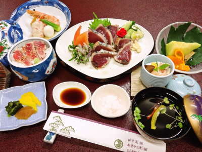 鰹のタタキ御膳