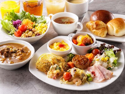 【朝食イメージ】盛り付け例