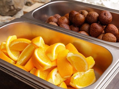 【朝食イメージ】フルーツコーナー例