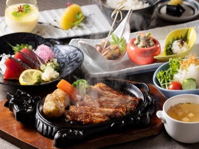 【土地の恵み会席】四万十牛ステーキ会席