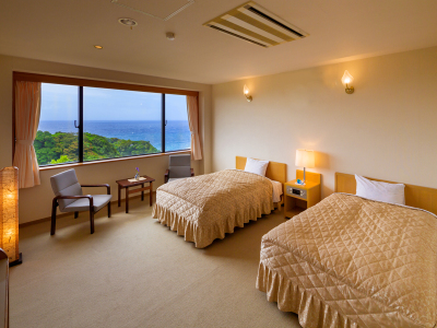 【海側DX和洋室-A】【禁煙】［洋室］