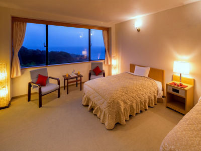 【海側DX和洋室-A】【禁煙】［洋室］