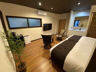 洋モダン 檜露天風呂付客室