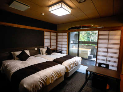 和モダンスーペリア和室 檜露天風呂付客室