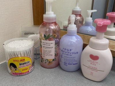 女性脱衣所　アメニティ