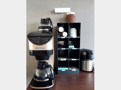 朝食会場のホットコーヒー