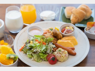 朝食バイキング