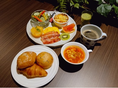 朝食　洋食プレート