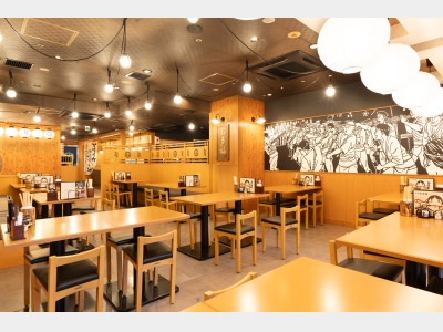 【名代もつ鍋お多福】店内