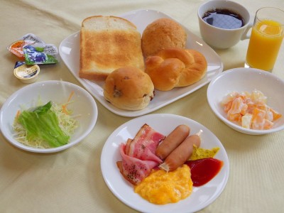 朝食バイキング　洋食の例