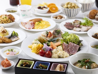 【朝食】糸島野菜の和洋ビュッフェ