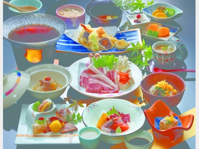 夕食一例　みのう会席