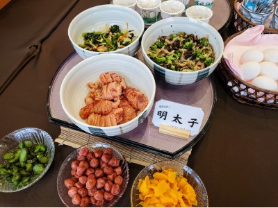 明太子お漬物（朝食）