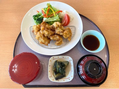 ご夕食★とり天定食