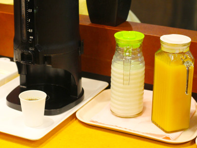 【朝食】飲み物は飲み放題です(内容は仕入の状況により変更となります)。  