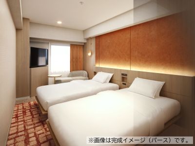スタンダードツイン（110cm幅ベッド／19㎡／禁煙）