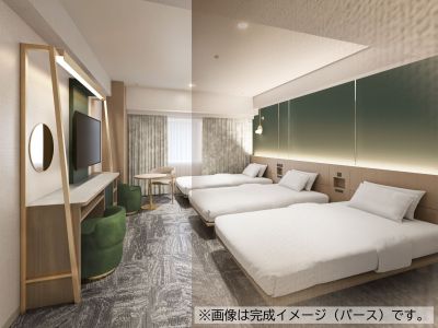 スタンダードトリプル（110cm幅ベッド／24㎡／禁煙）
