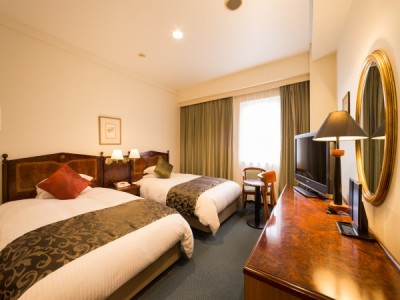 モデレートツイン《21.8平米◇ベッド幅120cm×2台》