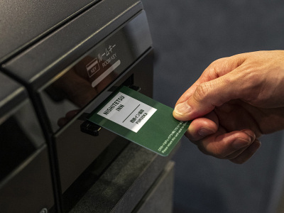 自動チェックイン機を3台ご用意しております。