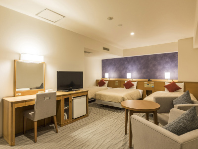 トリプルルーム　　　　【Bed W110㎝×3】