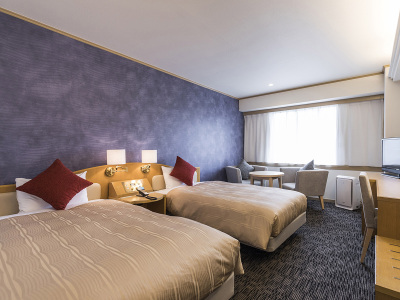 ツインルーム　　　　【Bed W110㎝×2】