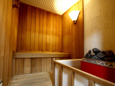 デラックスツインのサウナ