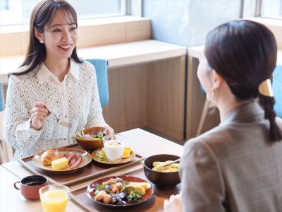 【レストラン】ローカルを発信するこだわりの料理が並ぶ、こだわりの朝食メニュー。