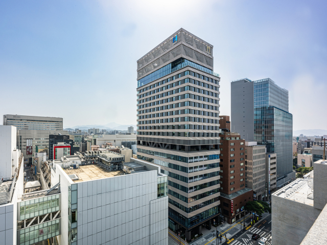 ＴＨＥ　ＧＡＴＥ　ＨＯＴＥＬ　福岡　ｂｙ　ＨＵＬＩＣ 外観_昼