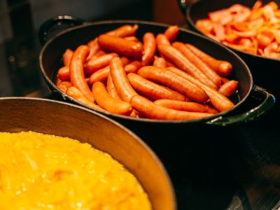 朝食ビュッフェ