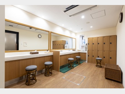 サウナ専用パウダールーム