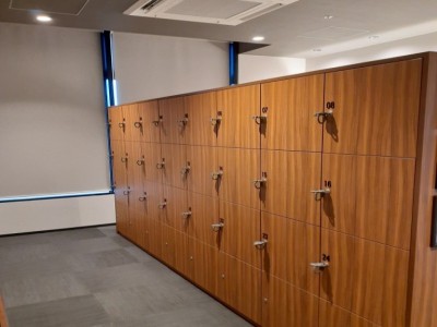 大浴場ロッカー