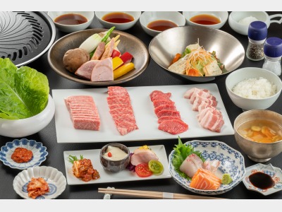 李荘庵焼肉コース一例