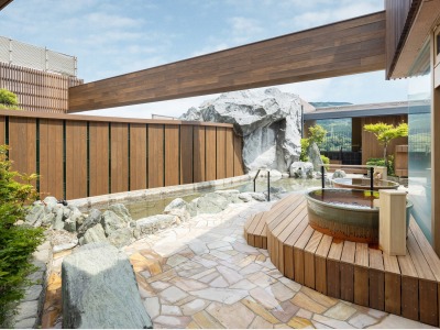 ＜男女別大浴場＞ 展望露天風呂　