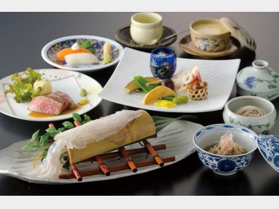 夕食/烏賊・佐賀牛会席イメージ