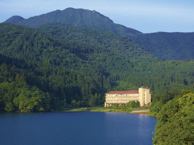 外観/おしどりの池から