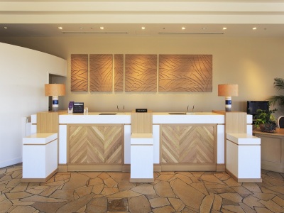 開放的なフロントロビー